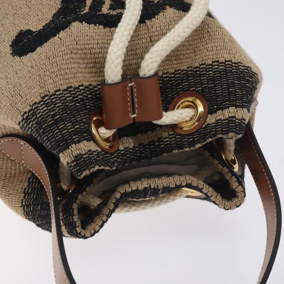 CELINE Shoulder Bag Raffia Beige - Picture 6 of 12